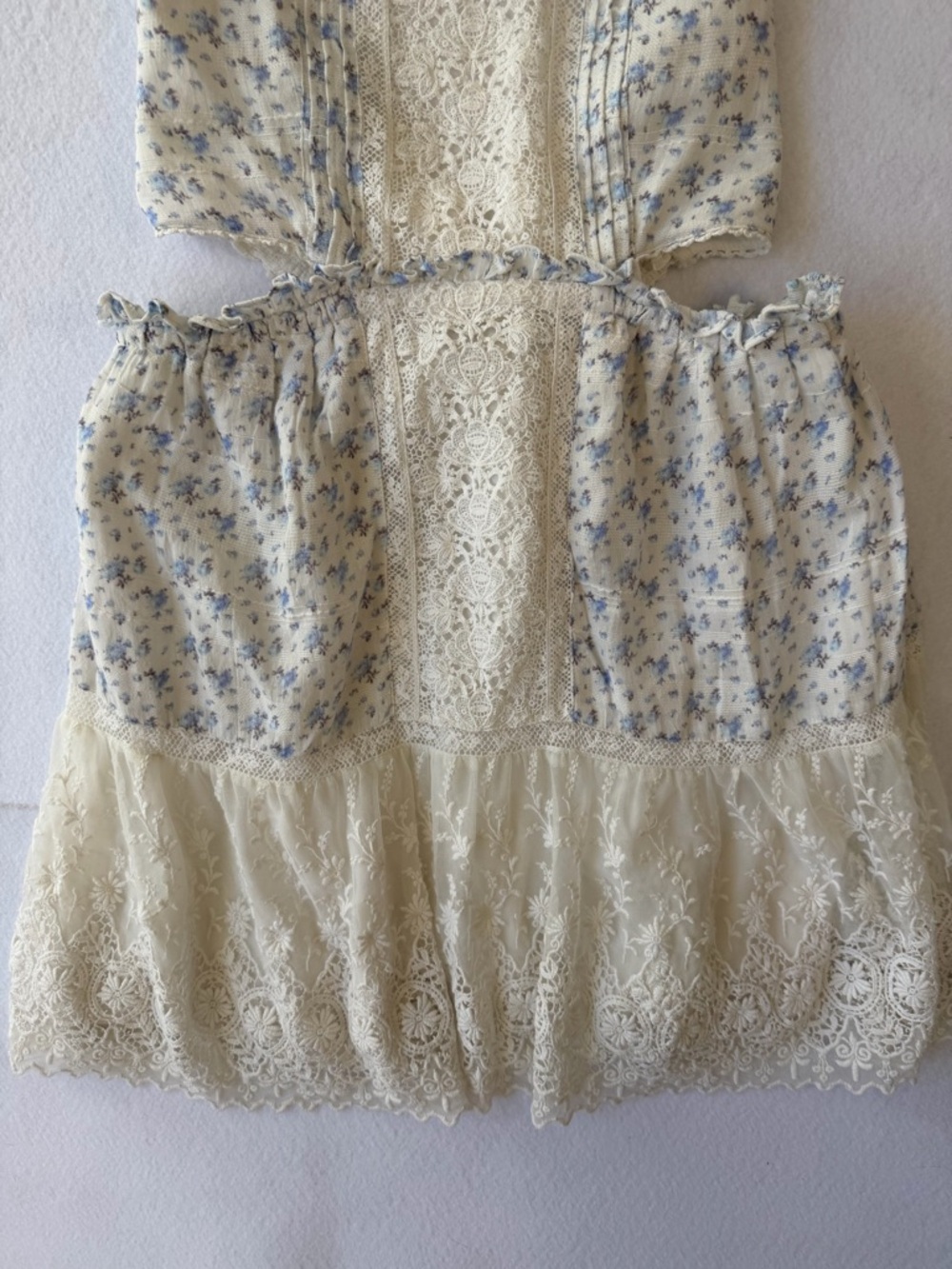 Love Shack Fancy Kesia Halter Neck Dress Size M - Picture 5 of 9